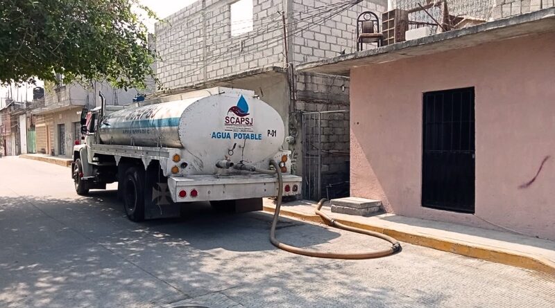 Distribución de agua en Jiutepec: Acciones ante la sequía