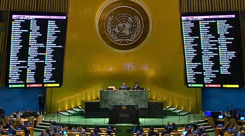 La Asamblea General otorga reconocimiento parcial a Palestina en la ONU, desatando controversia y protestas.