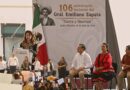 Junto a Claudia Sheinbaum, conmemora el aniversario luctuoso de Zapata y entrega certificados agrarios a mujeres ejidatarias en Morelos.