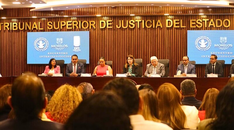 La diputada presidenta del Congreso exhorta a consolidar un sistema judicial moderno y eficiente en Morelos, con colaboración entre poderes y ciudadanía.